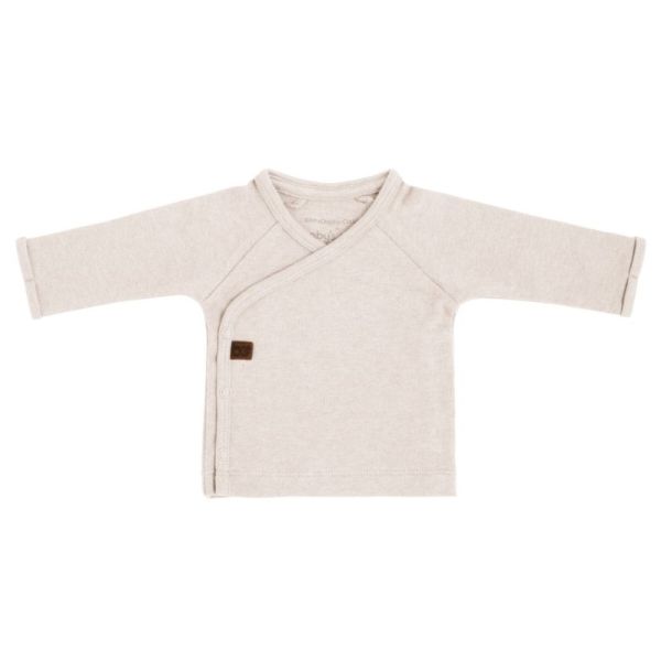 Baby's Only Trui Met Overslag Melange Warm Linen