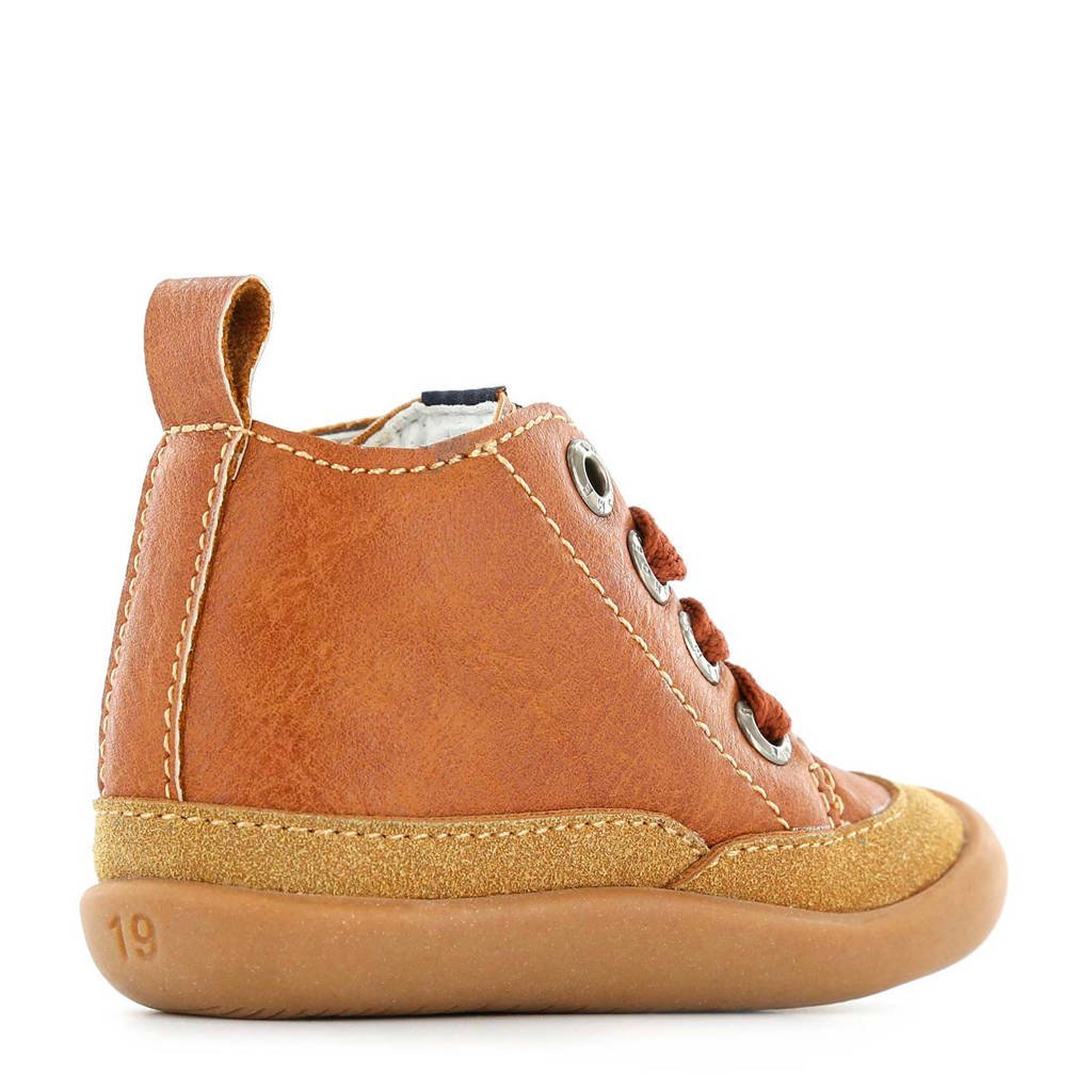 Shoesme BF8W001-Fleren babyschoenen cognac