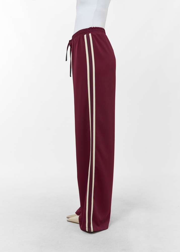 Ally broek burgundy