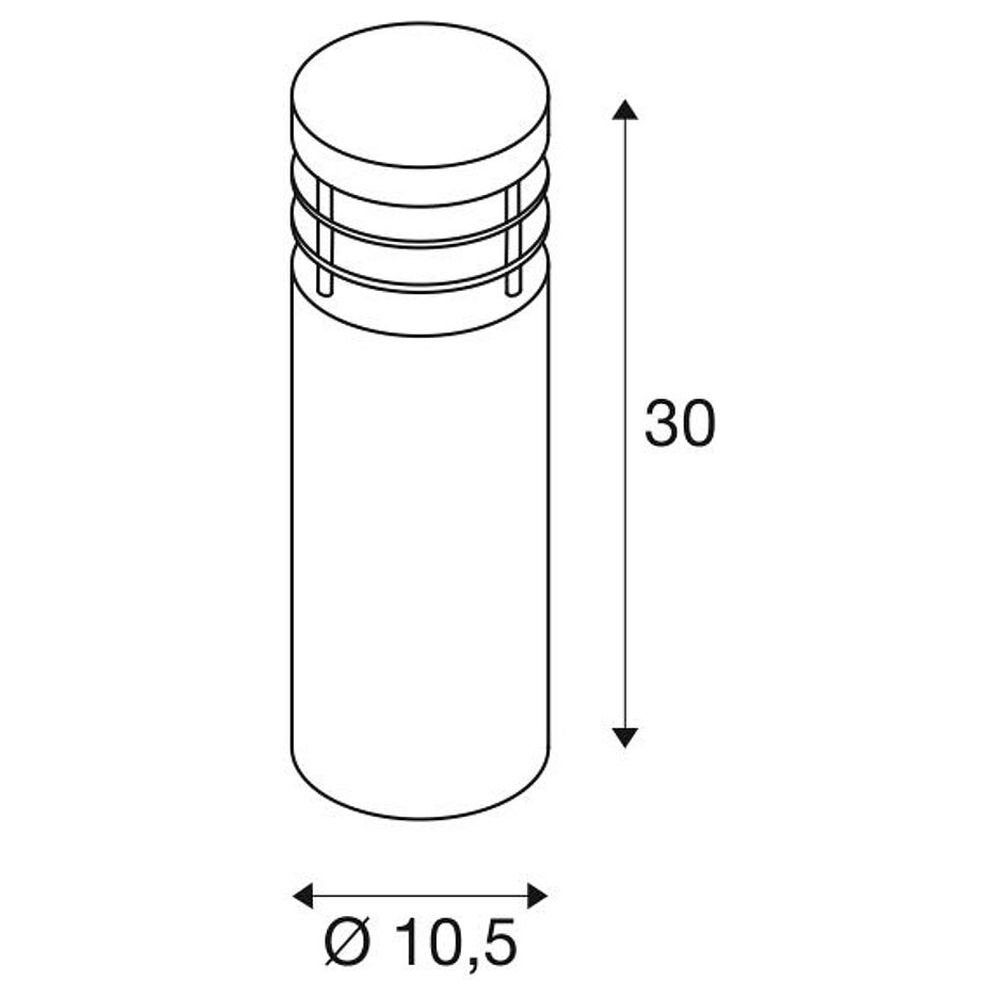 Vap Slim padverlichting, E27, 300 mm