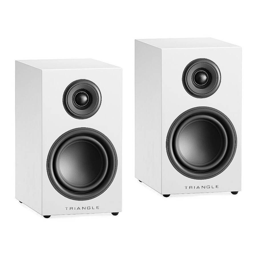 Taga Harmony HTA-25B Noir + Triangle Elara LN01 Blanc laqué