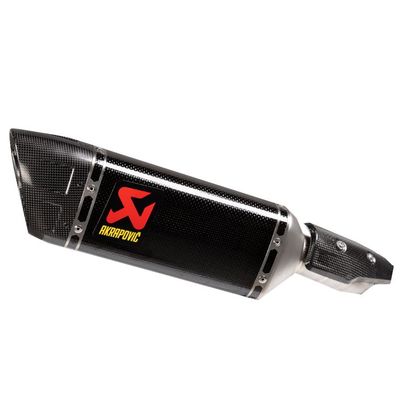 Silencieux Akrapovic carbone embout carbone - Noir