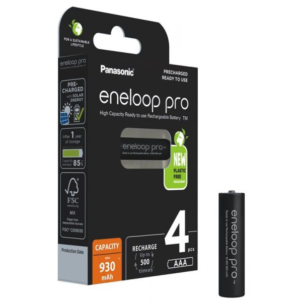 Panasonic Eneloop Pilhas LR3/AAA 900mAh 4 Un.