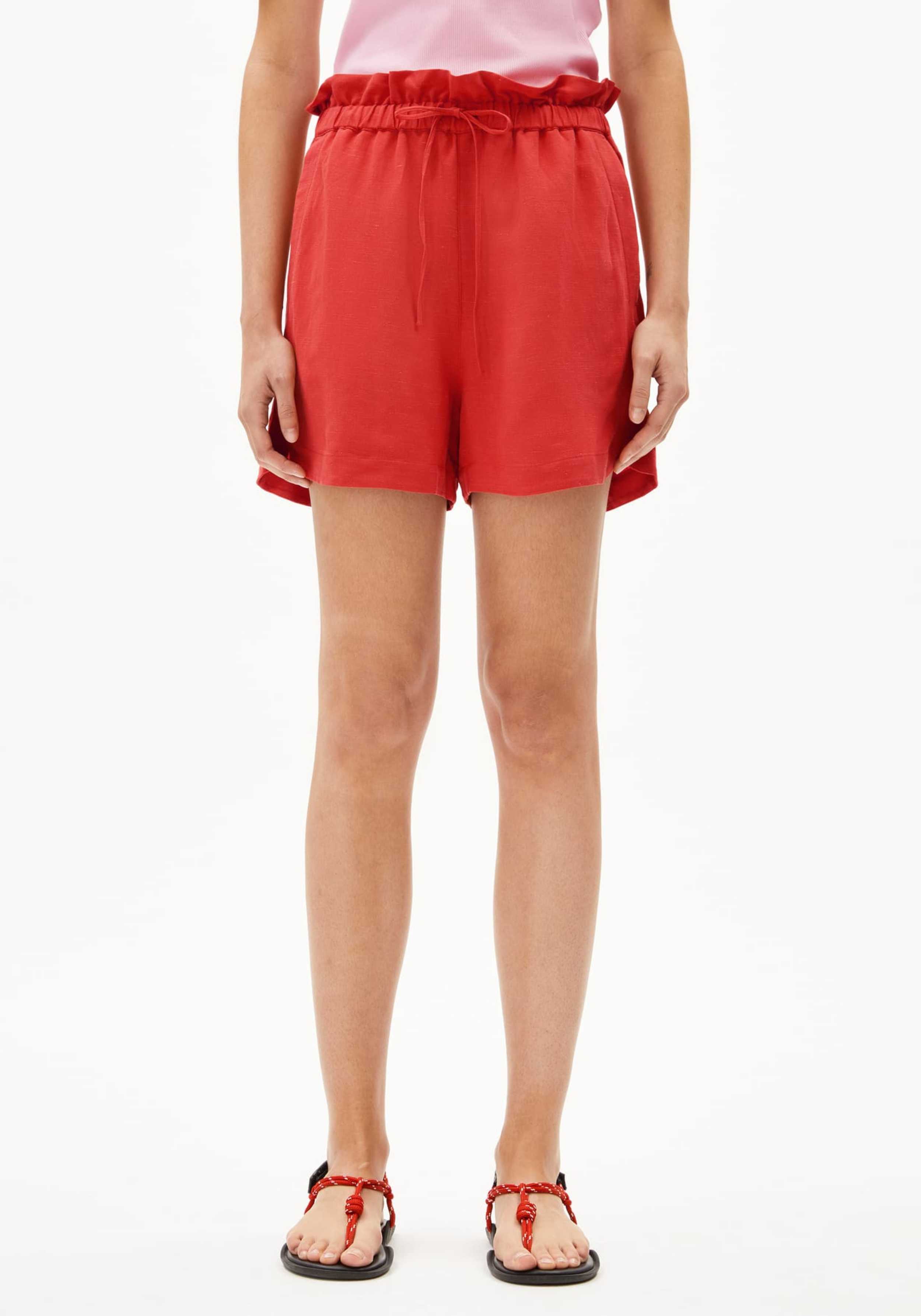Armedangels Shorts Vaanna Lino Coral Blush