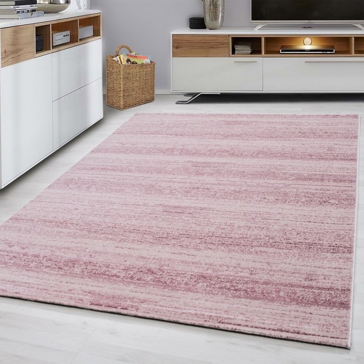 Modern vloerkleed - Plus Roze 8000 | Ruim assortiment