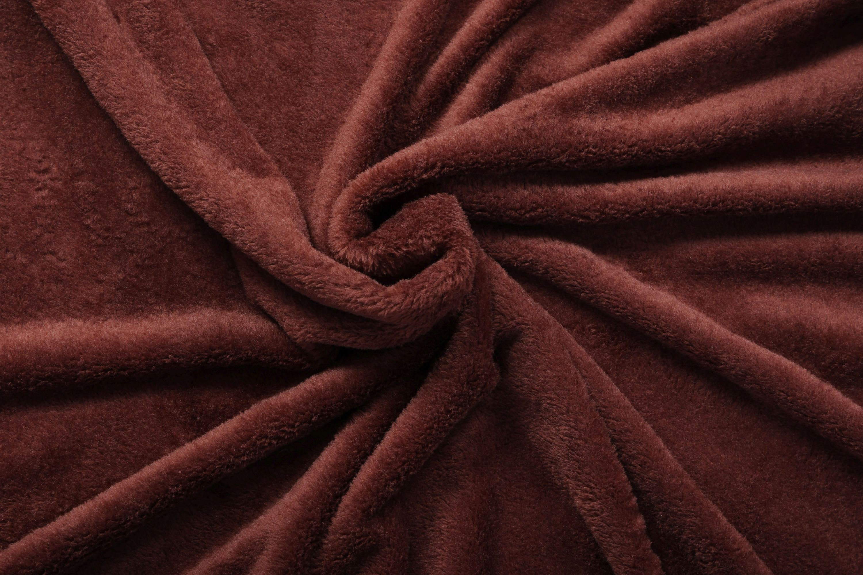 Kuscheldecke 150 x 200 cm braun