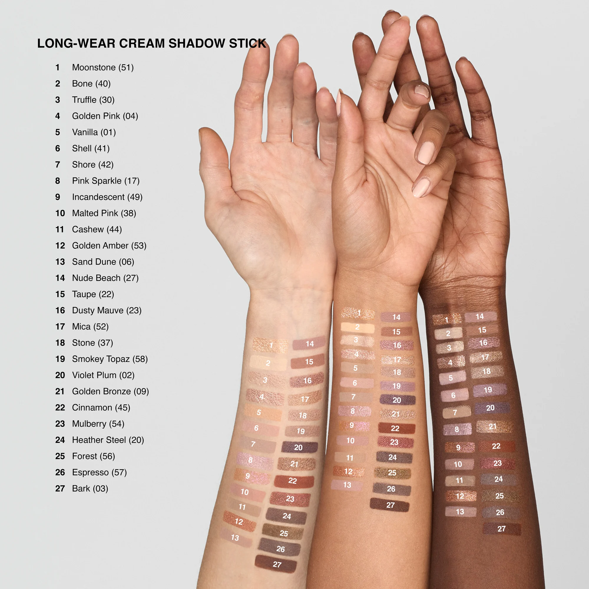 Long-Wear Cream Shadow Stick - Stick Ombre à Paupières |- Moonstone