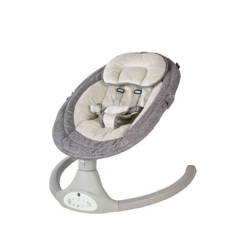 Bebies First baby swing grijs