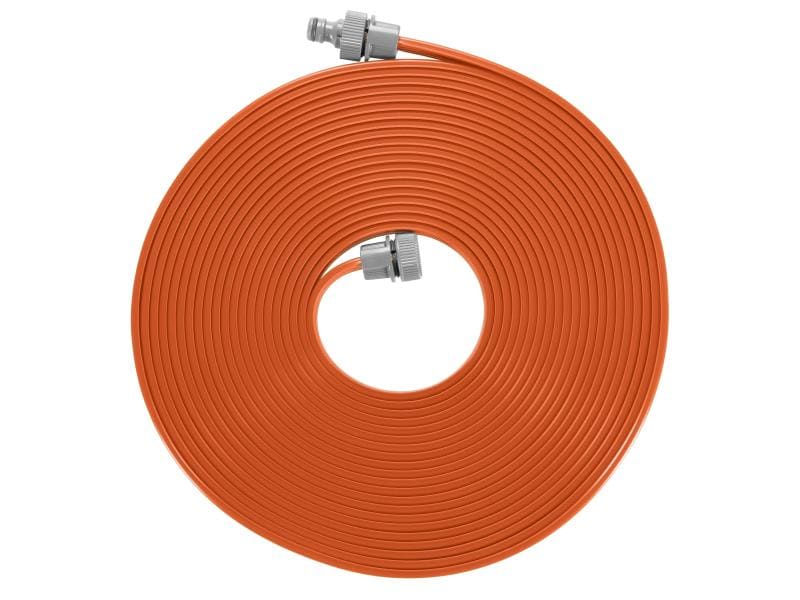 GARDENA Schlauchregner 15 m mit Armaturen, orange Regner