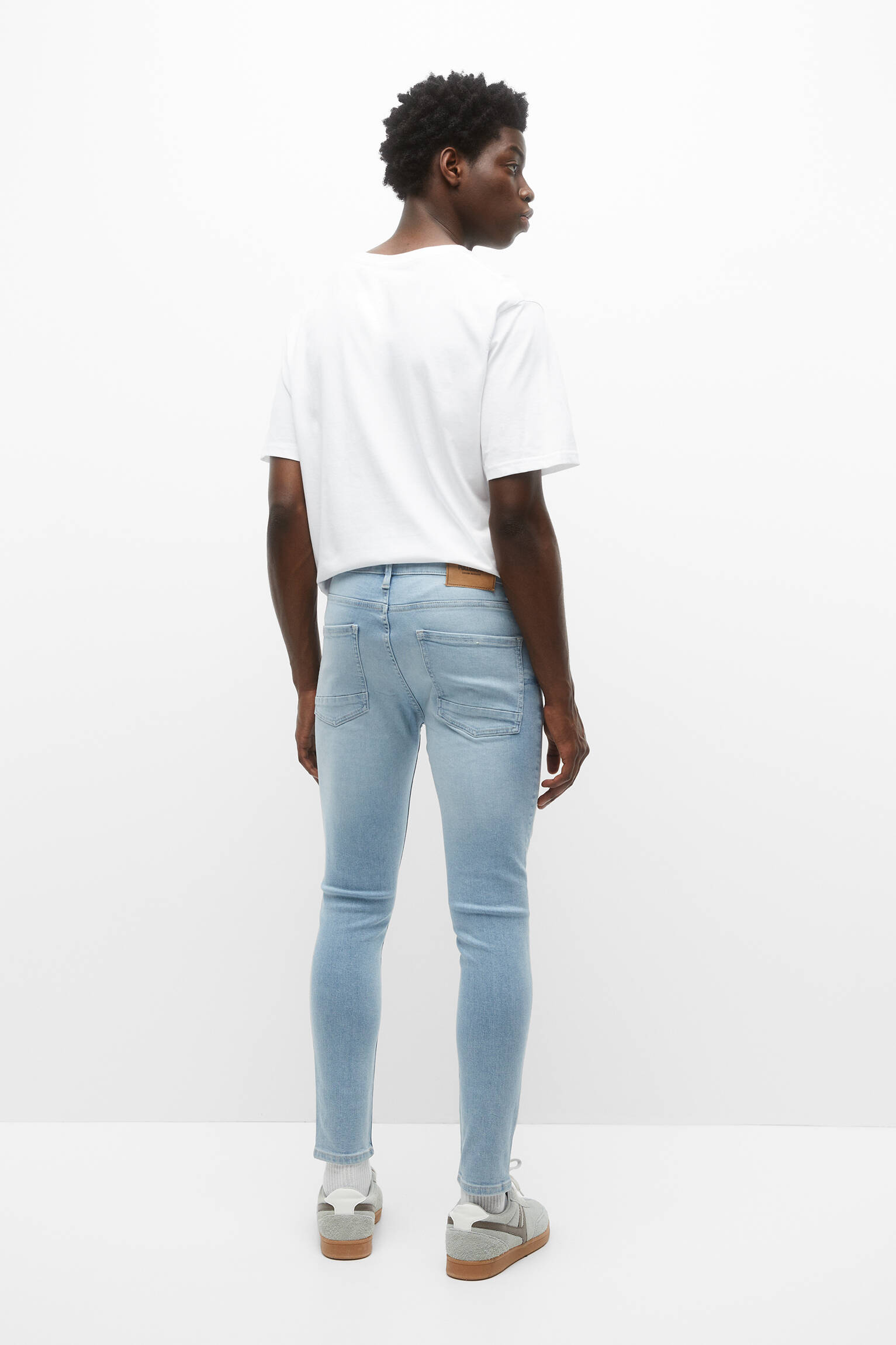 CALÇA JEANS SUPER SKINNY BÁSICA - AZUL