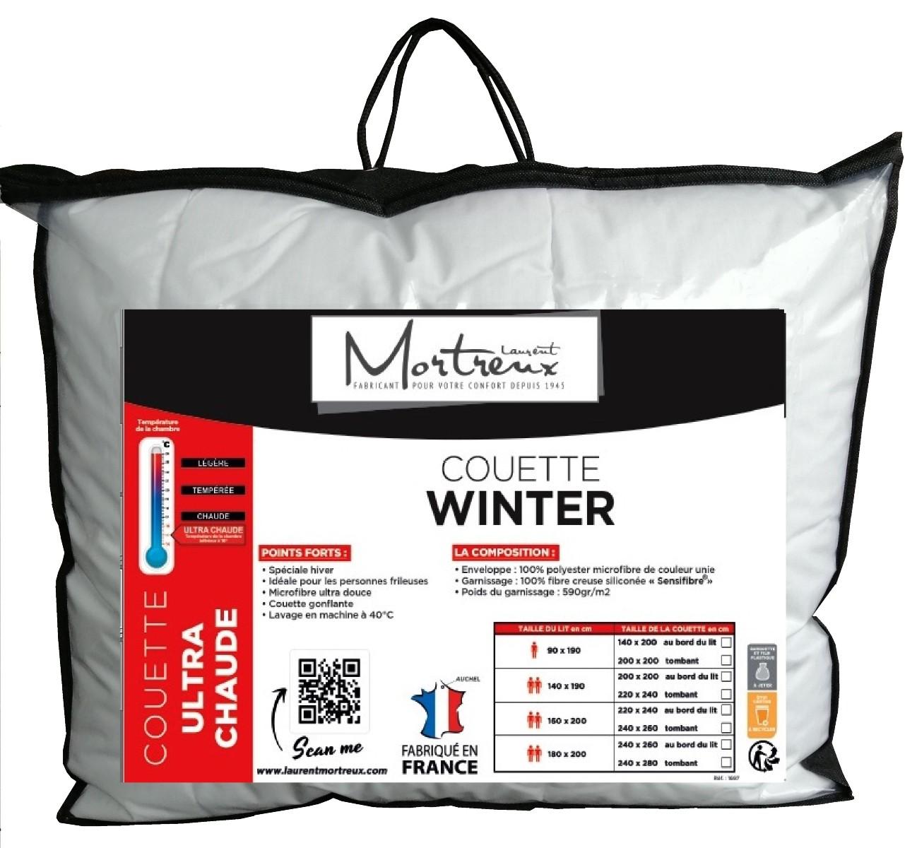 COUETTE HIVER 260X240CM 550GR