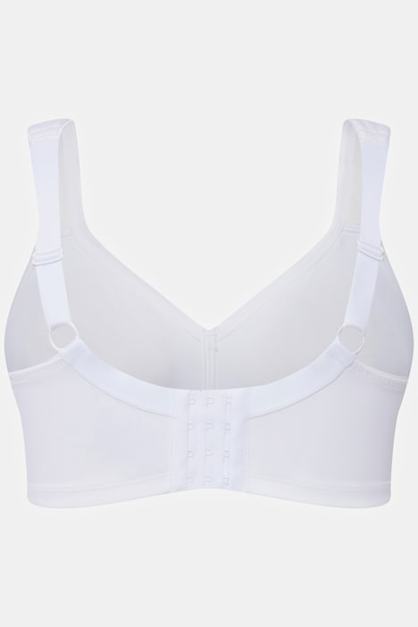Mikrofaser-BH, 2er-Pack, ohne Bügel, vorgeformte Cups