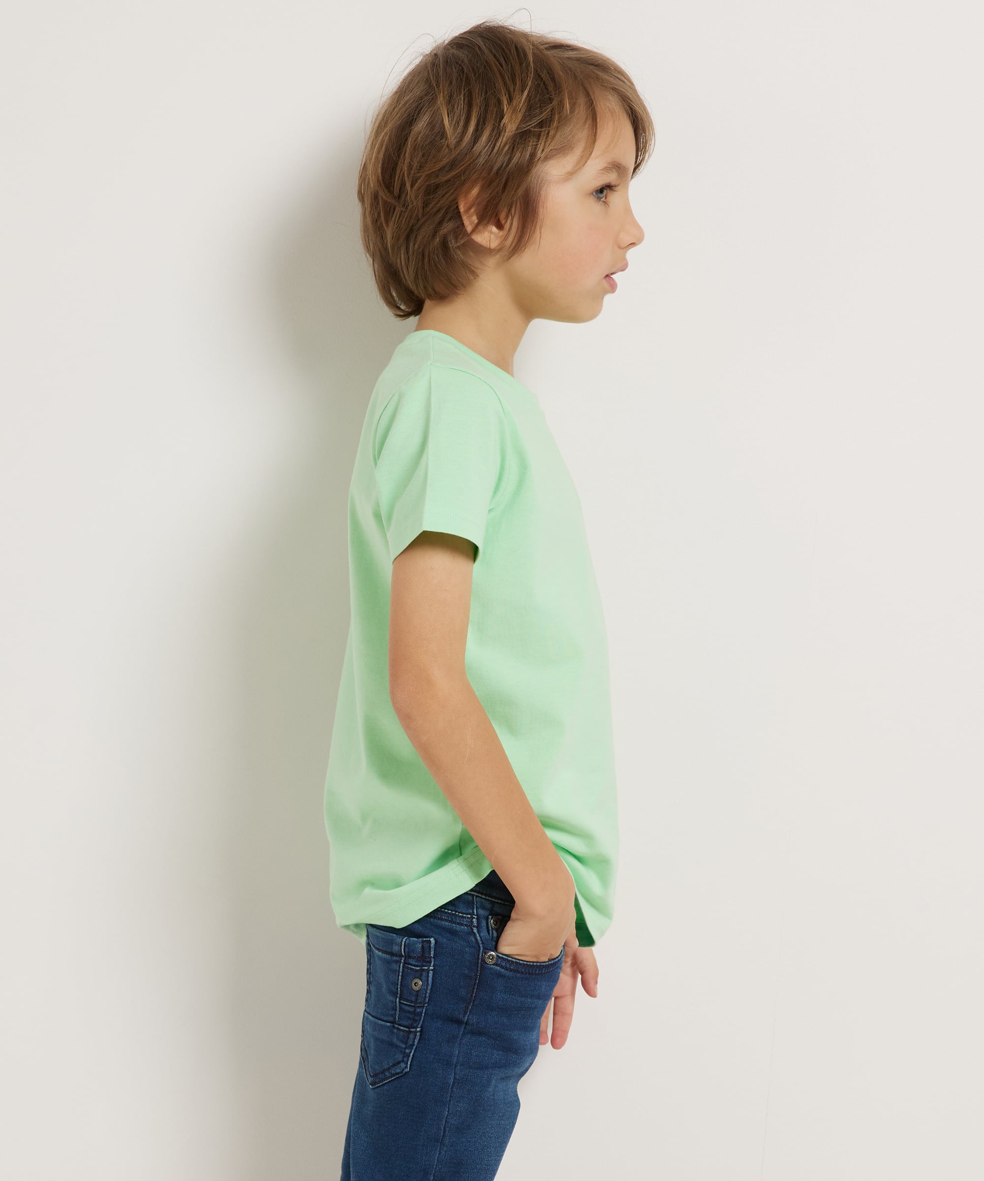 uni t-shirt borstprint