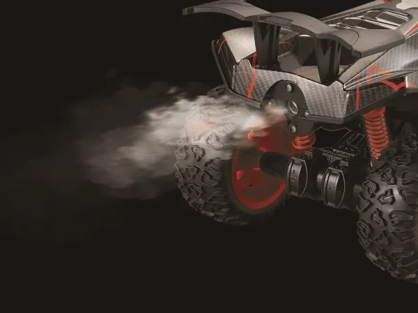 RC Steam Climber m. lys & røg - RØD