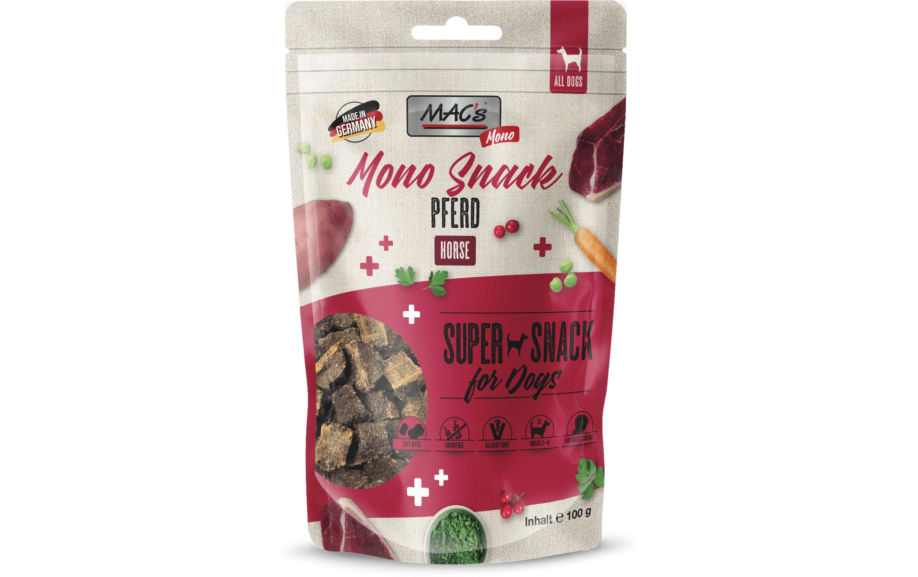 Leckerli Mono Pferd 100 gSnack für Hunde
