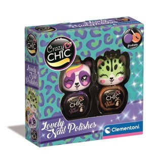 Crazy Chic - Lovely Animals Nail Polish - Purple & Orange (18842)