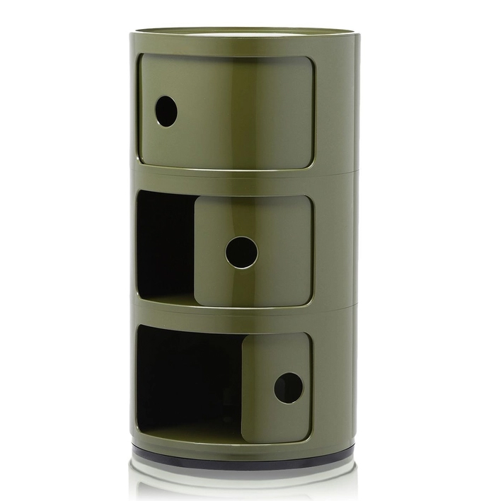 Nachtkastje Componibili 3 classic green