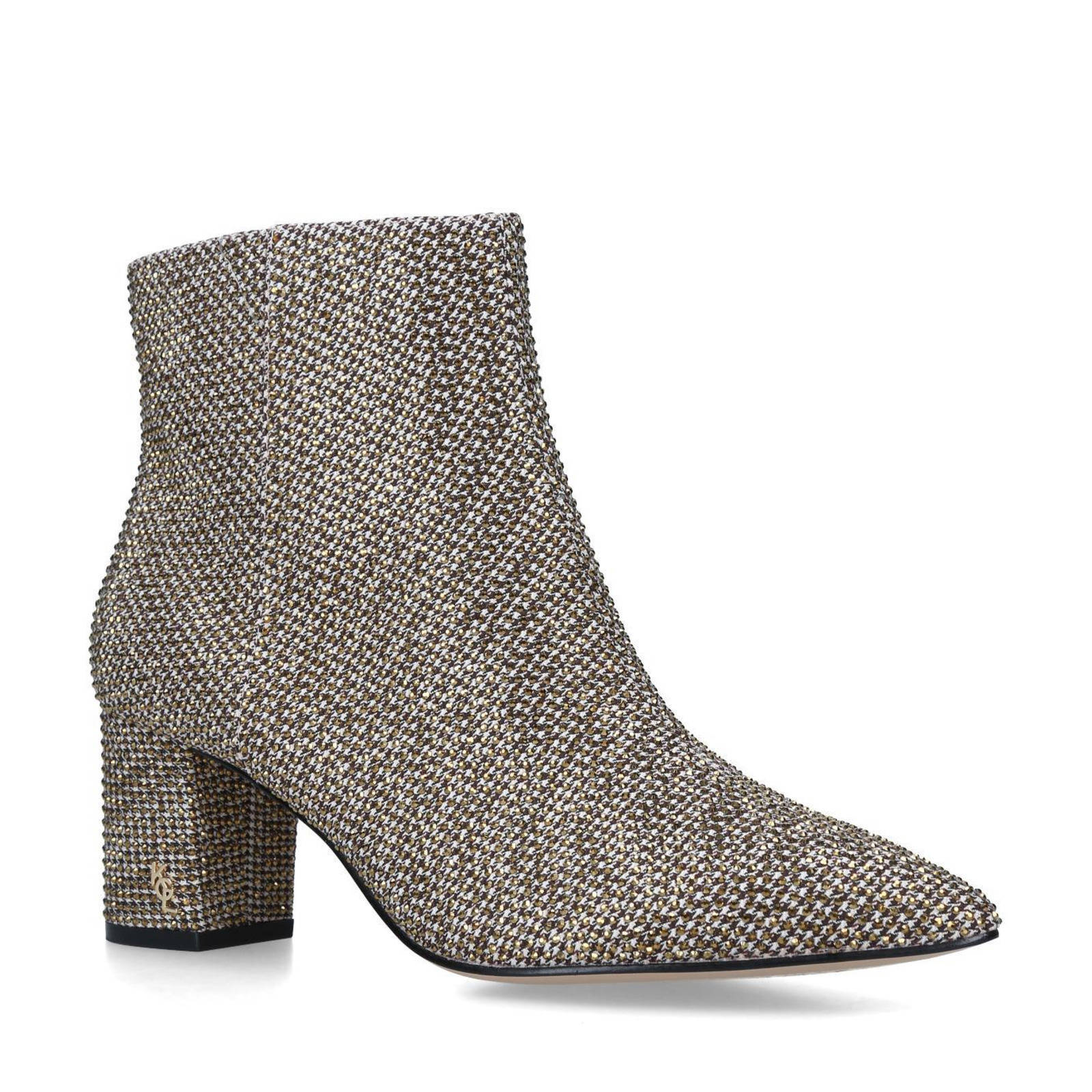 Kurt Geiger Burlington  enkellaarzen beige/goud