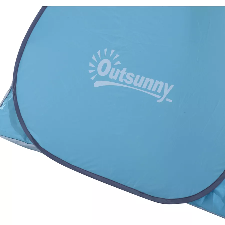 Outsunny Pop-Up Zelt für 2 Personen blau