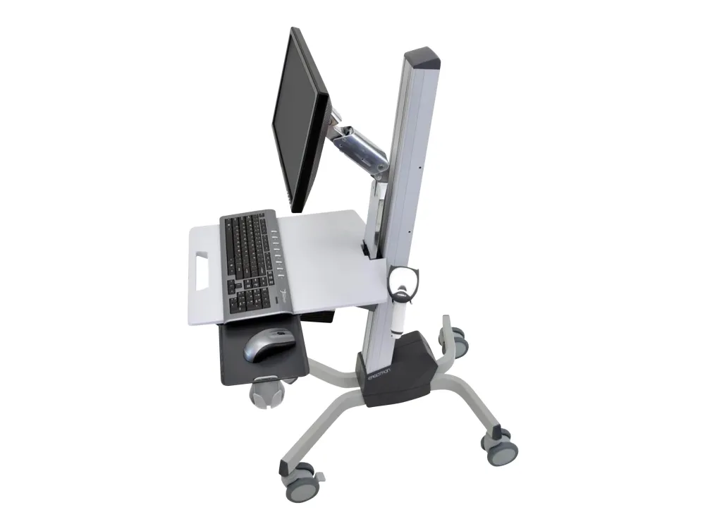 Ergotron Neo-Flex - Vogn med hjul - Constant Force-elevator - for LCD-display/PC-udstyr - aluminium, højkvalitetsplastik, zinkbelagt stål - totonet grå - skærmstørrelse: op til 27