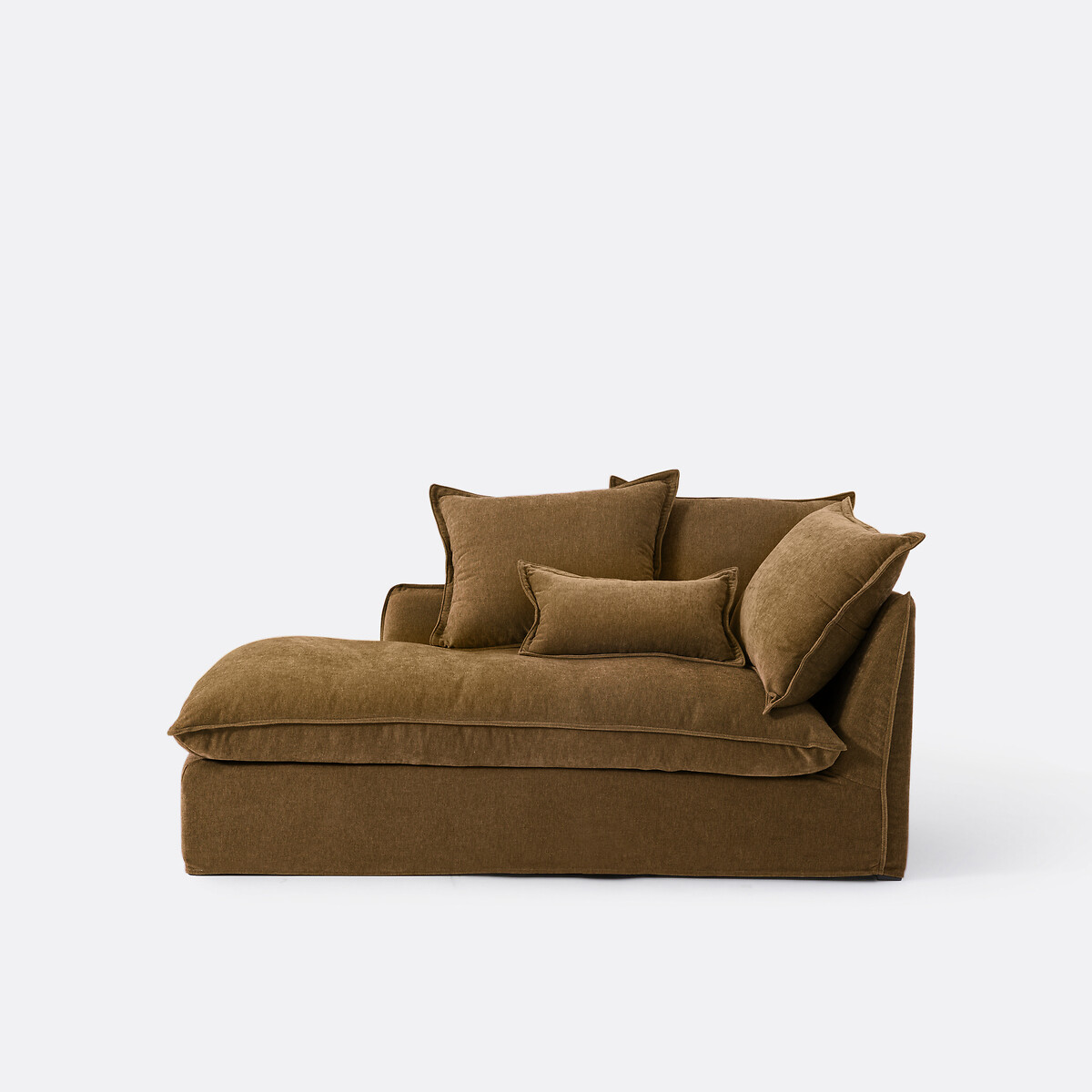 LA REDOUTE INTERIORS<br>Poltrona esquerda em poliéster mesclado, Odna