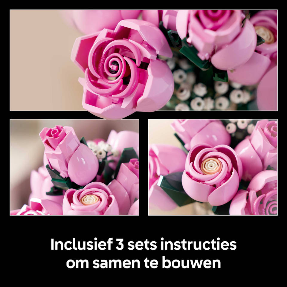 LEGO Botanicals roze rozenboeket 10374