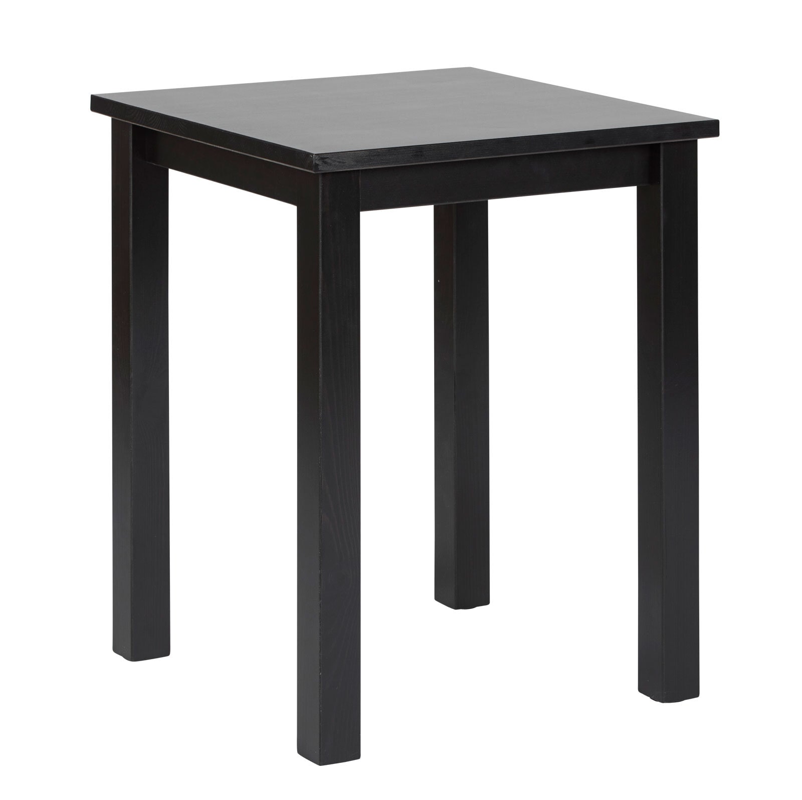 Beistelltisch Michael Massivholz schwarz 45x55x45 cm