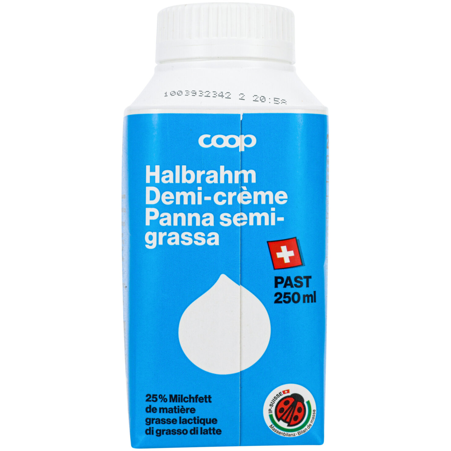 IP-Suisse Halbrahm pasteurisiert