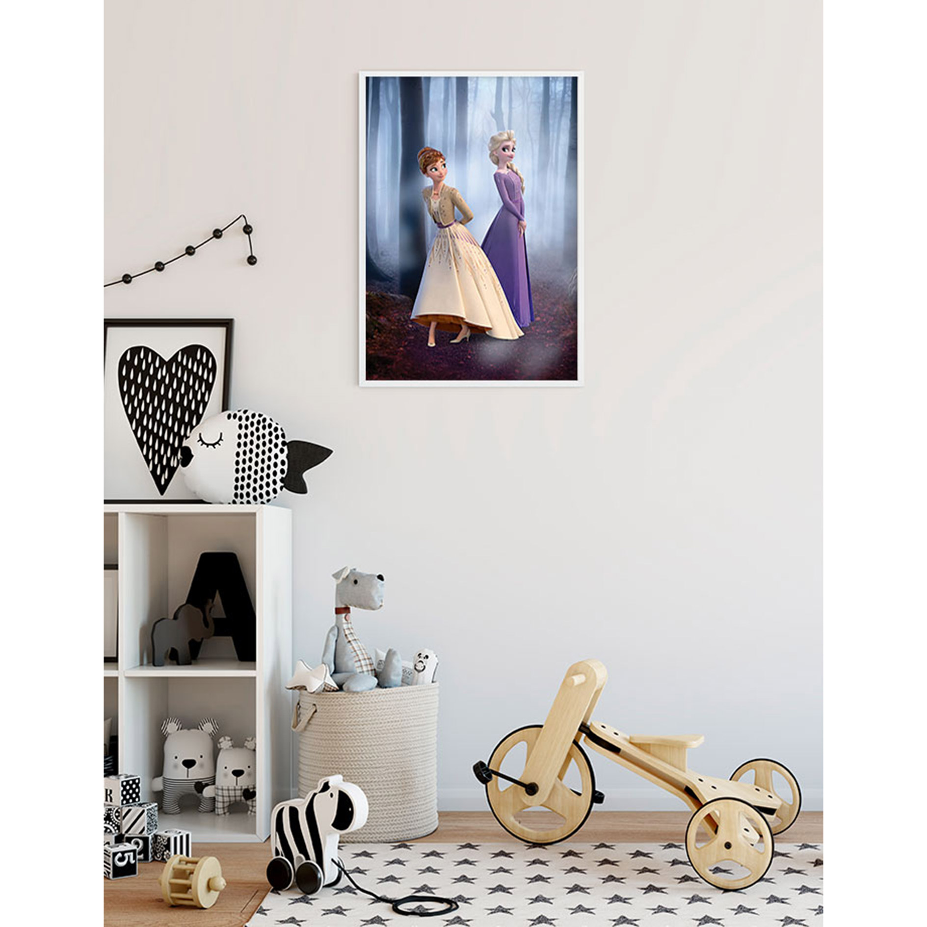 Wandbild FROZEN WOOD WALK - 50x70 cm
