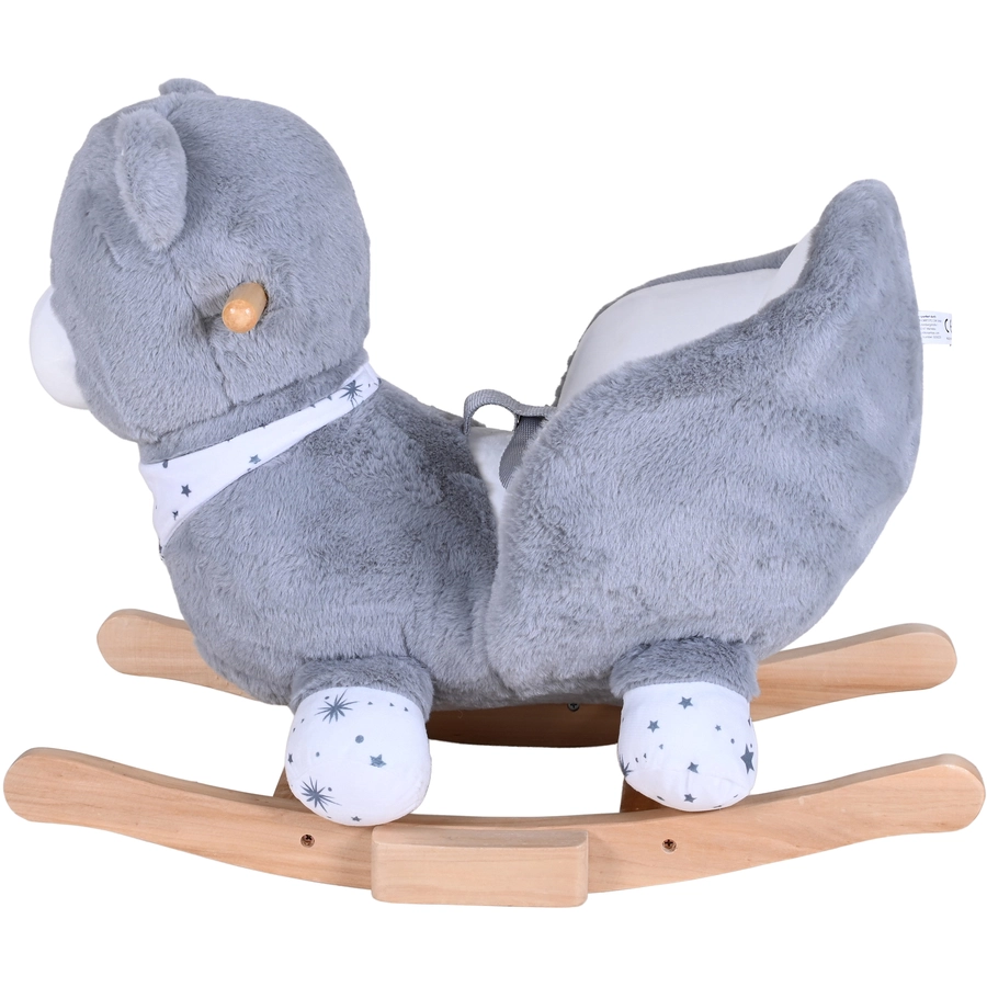 knorr toys® Schaukeltier Bär grau