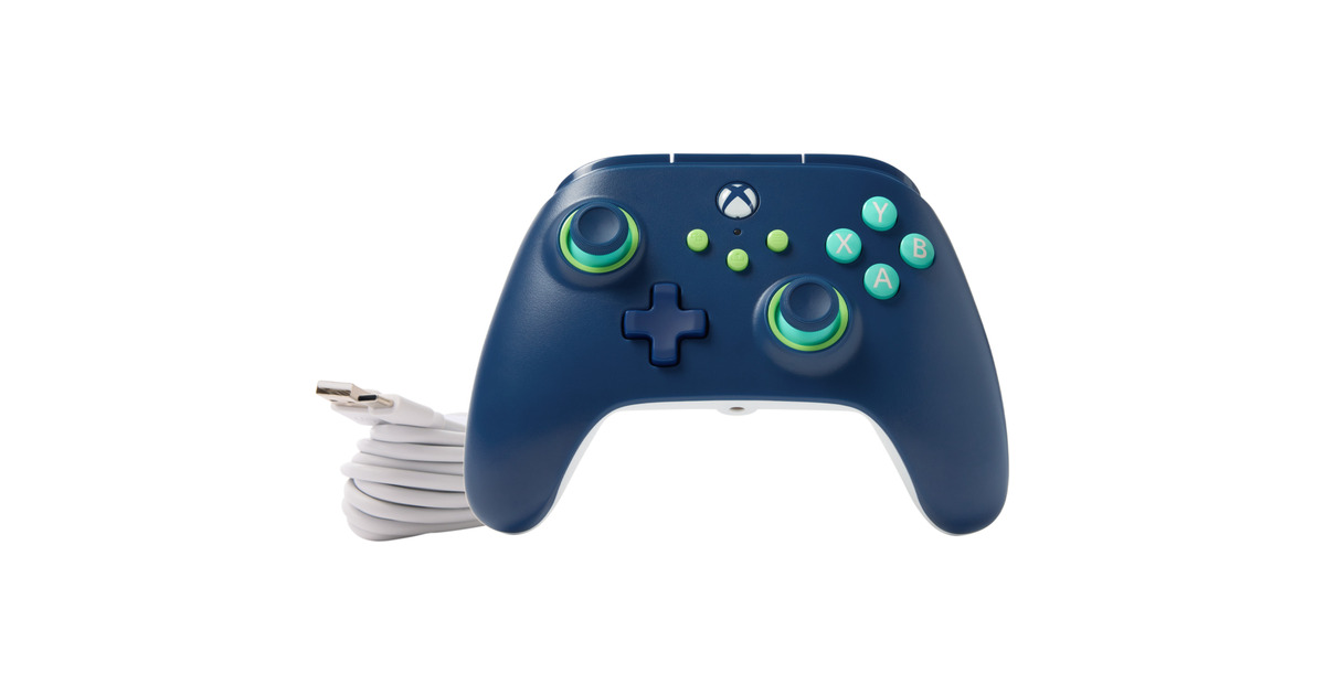 PowerAXbox Wired Controller MarinerBlue  (Donkerblauw, Xbox Series X|S, Xbox One, Windows)