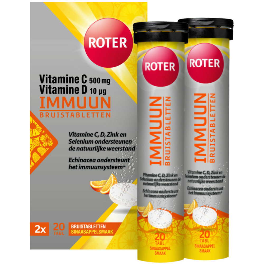 Roter Immuun Vitamine C & D30 tabletten