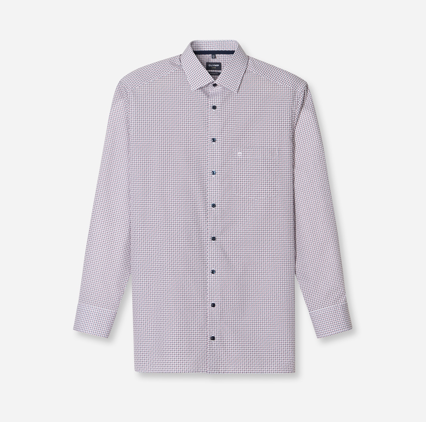OLYMP Langarmhemd »Luxor modern fit«, New-Kentkragen, Businesshemd