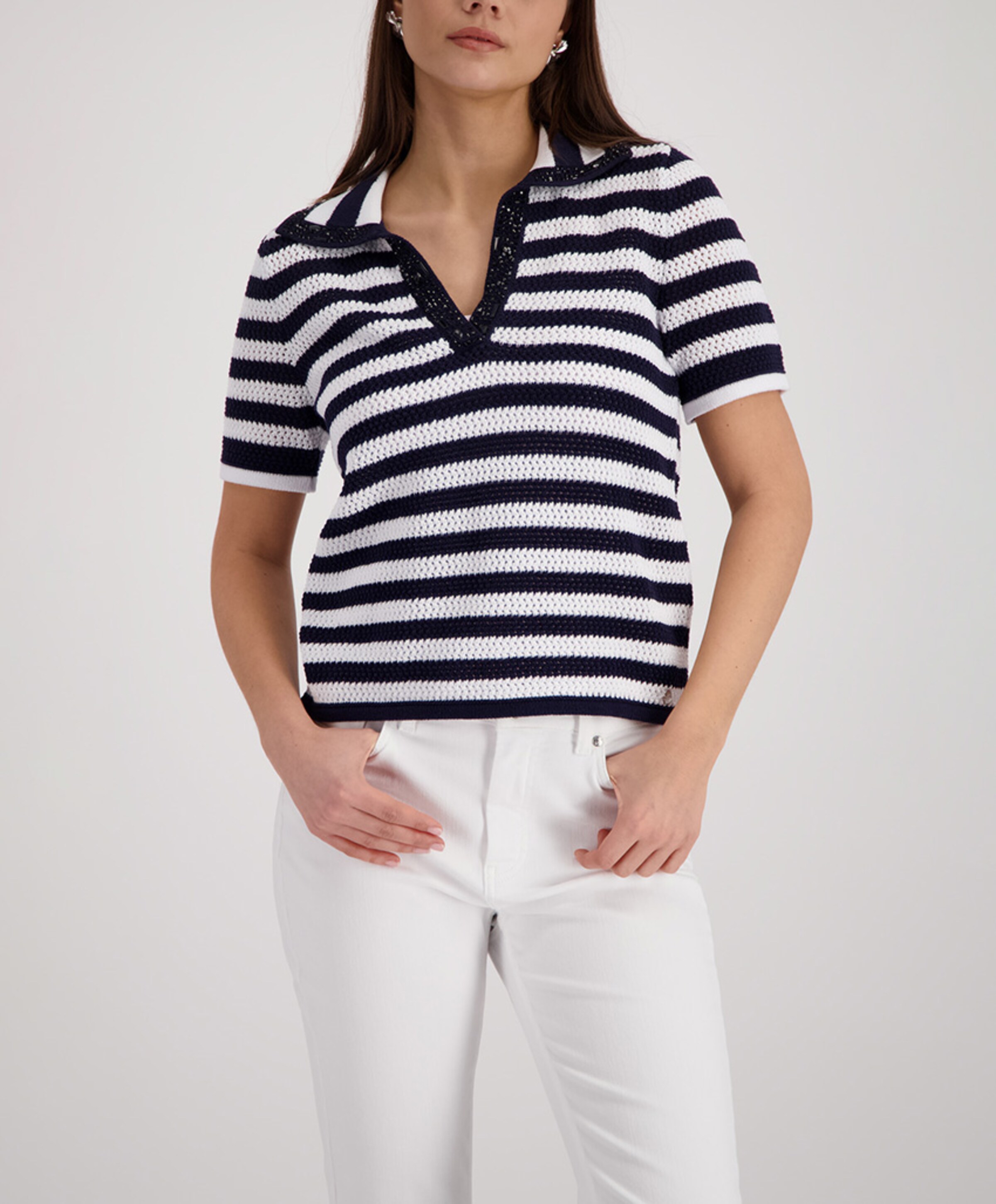 Monari Dames trui blauw