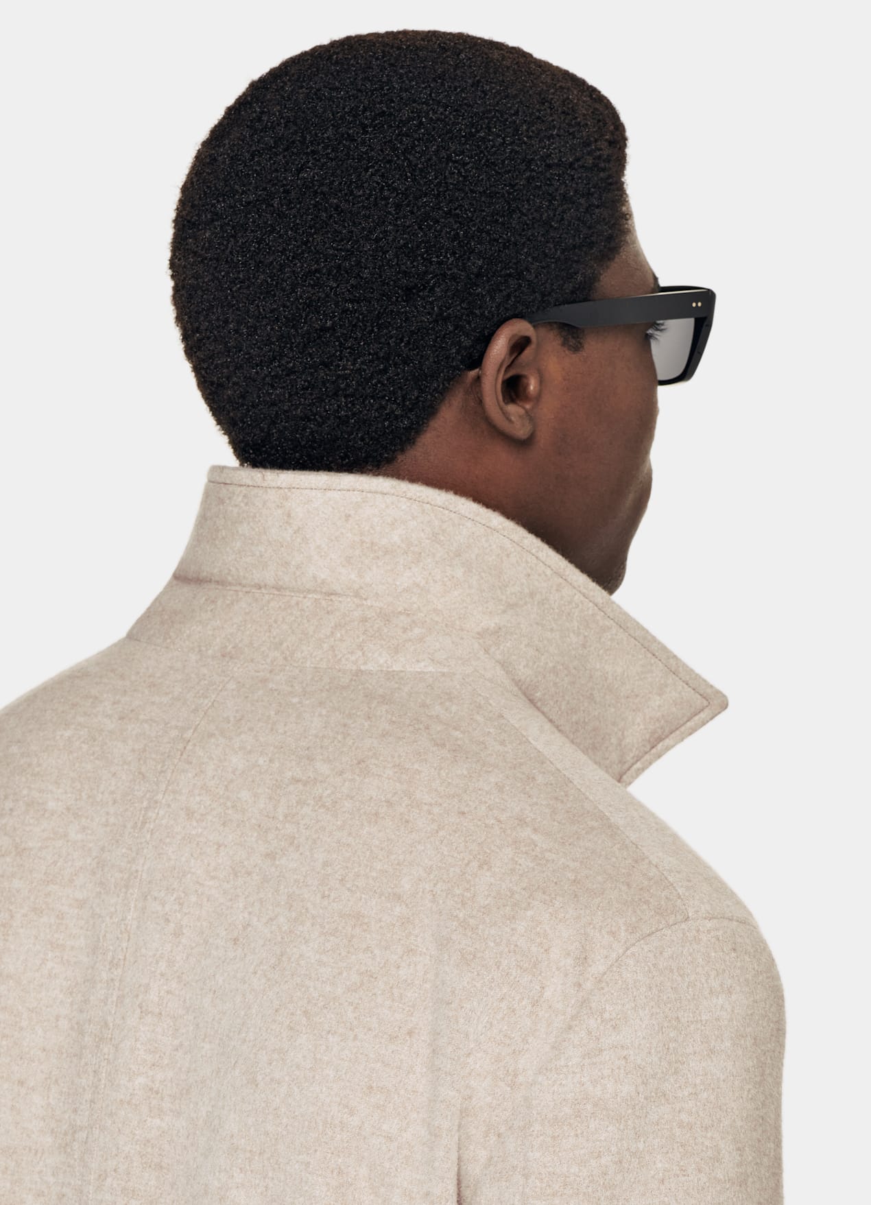 Manteau long sable