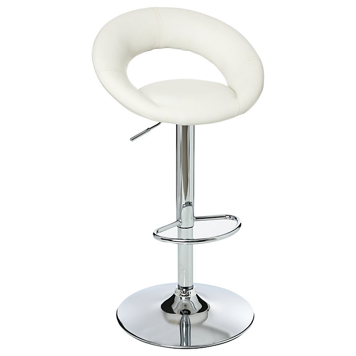 Lot de 2 tabourets de bar réglable Sasha blanc