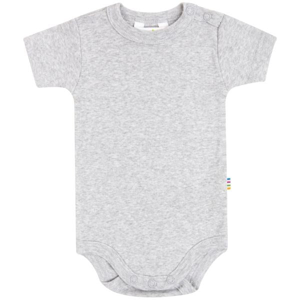 Bomuld Grå Body K/Æ - Joha → Luksusbaby.dk