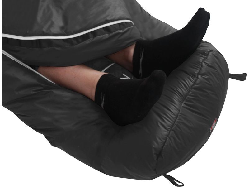 Grüezi Bag Schlafsack Synpod Fusion Zero 185 Nylon, Dark As 3-Season-Schlafsack