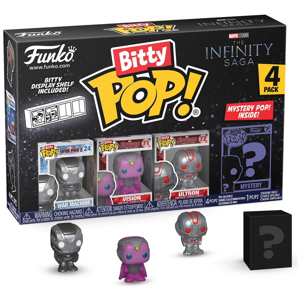 POP! Vinyl: Bitty Pop Marvel Iron Man 4er-Pack