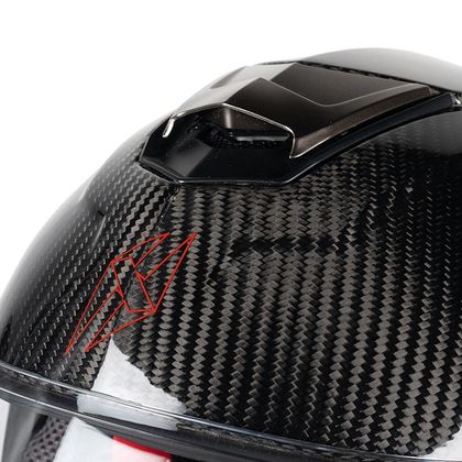 Casque Dexter CONTINENTAL CARBON 3K - Noir