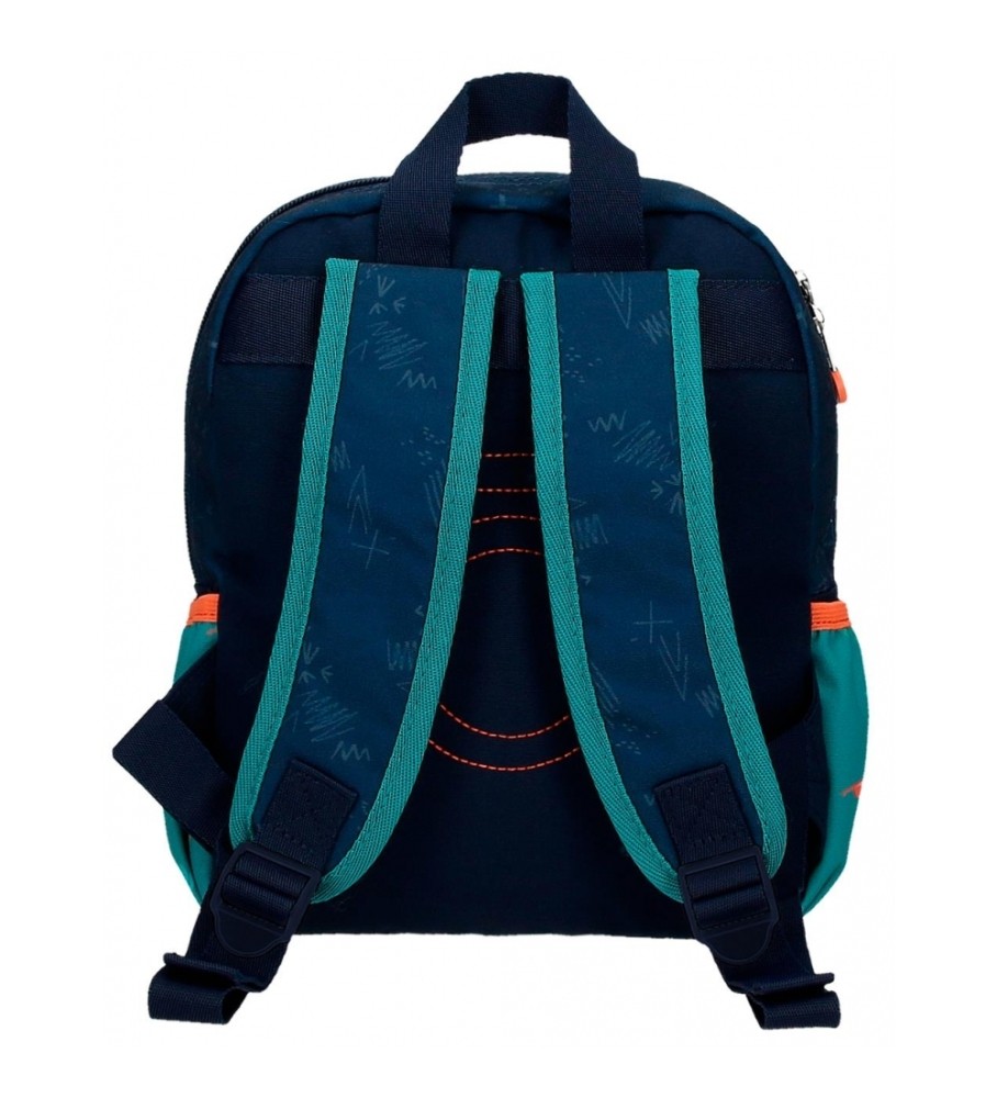 Mochila pré-escolar Enso Dino Artist, 28 cm, multicolorida
