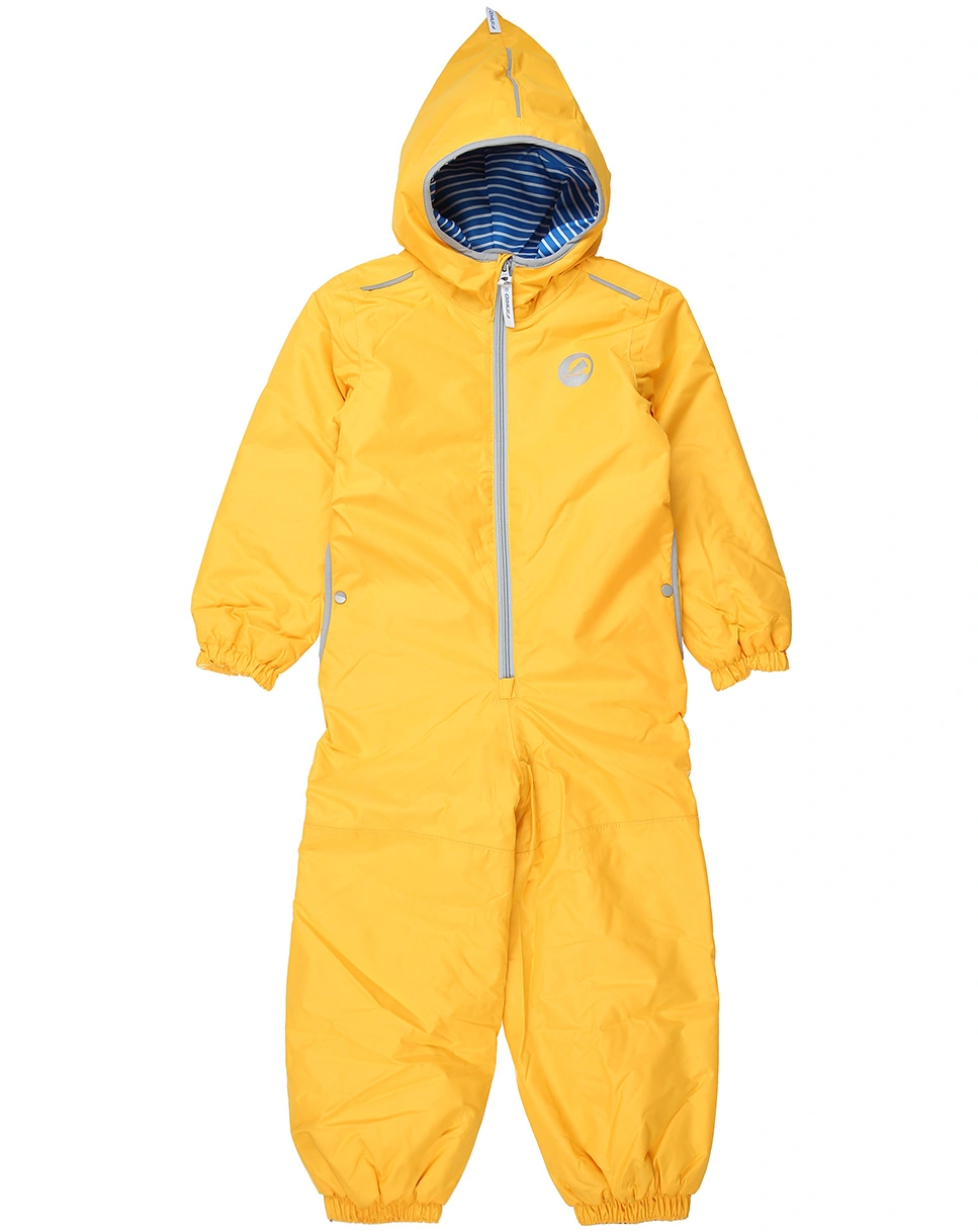 Regen-Overall PIKKUMINI mit Innenfleece in yellow