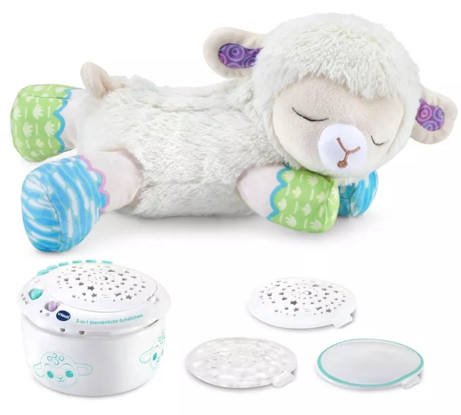 Vtech 80-550504 3-in-1 Sternenlicht-Schäfchen