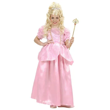 Widmann 12766 Kinderkostüm Prinzessin Rosa, Gr. 128, Kleid