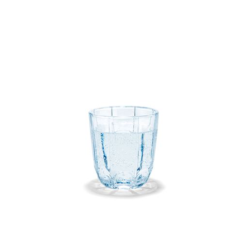 Holmegaard Lily 2-pak Vandglas, Blå Iris, 32 cl
