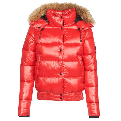 Superdry - HIGH SHINE TOYA BOMBER - Rouge