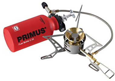 Primus OmniLite Ti inkl. Brennstoffflasche & Beutel Kocher