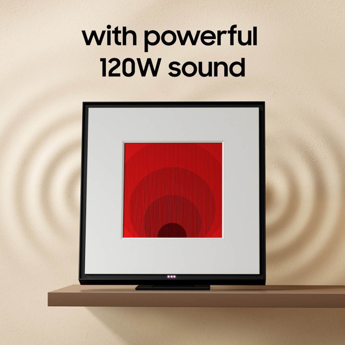 Samsung HW-LS60D Music Frame smarthøyttaler (sort)