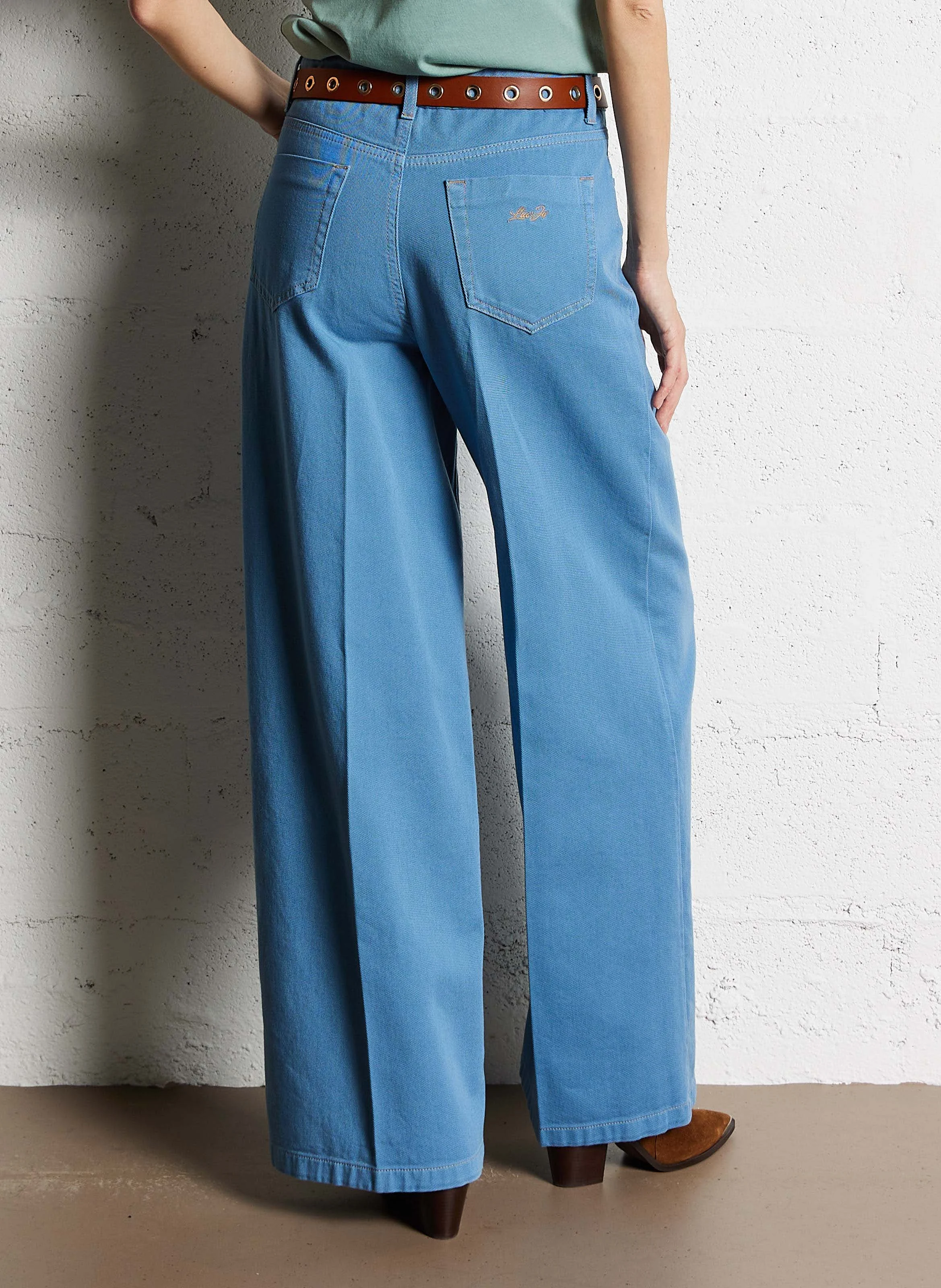 Jean patte d'éléphant | Bleu