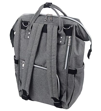 Dooky Pusletaske Rygs?k - Stor - Grey Melange